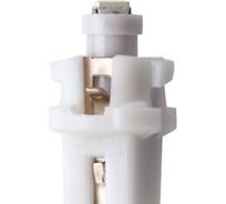 Светодиод МАЯК 12V T 5 1SMD с патроном BAX8.7D WHITE (панель приборов) 4660007274062 12T5\P8,7-W\1SMD