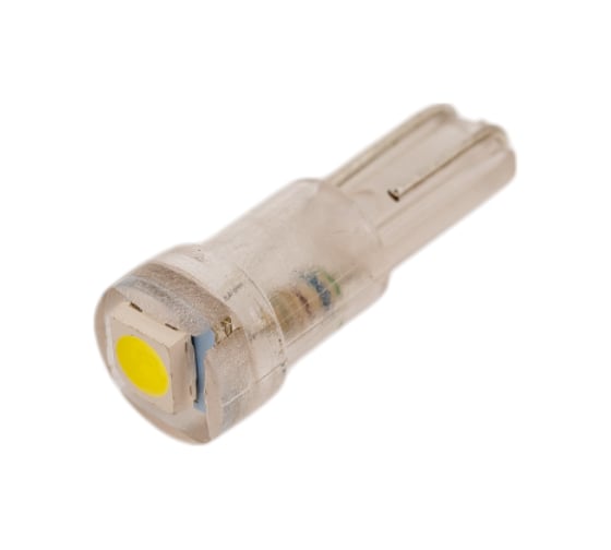 Светодиод МАЯК 12V T 5 1SMD W2.0x4.6d WHITE (панель приборов) 4660007274000 12T5-W\1SMD