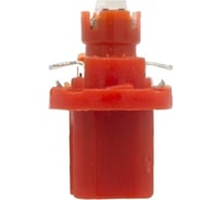 Светодиод МАЯК 12V T 5 1SMD(3528) B8,5D-WAX10D WITH CAP RED (панель приборов) 4680498003095 12T5-R\P8,5\1SMD\3528
