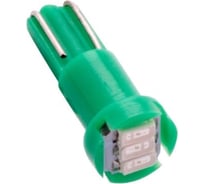 Светодиод МАЯК 12V T 5 3SMD (3014) W2.0x4.6d GREEN (панель приборов) 12T5-G\3SMD3014