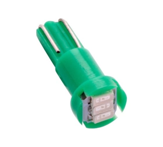 Светодиод МАЯК 12V T 5 3SMD (3014) W2.0x4.6d GREEN (панель приборов) 12T5-G\3SMD3014 1
