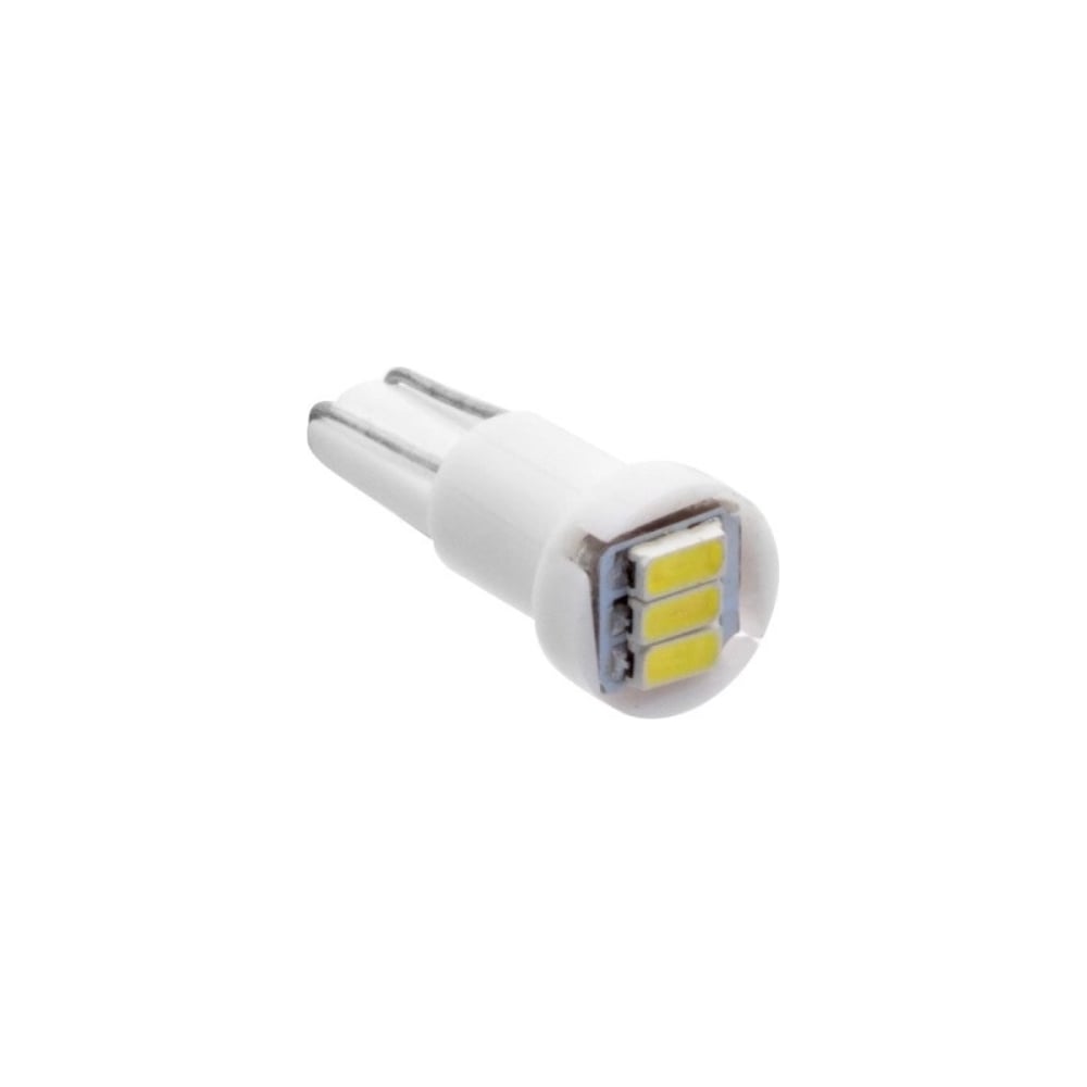 Лампа светодиод T5 12V 5 SMD бел индикат б/цок подсвет приборов (МАЯК)