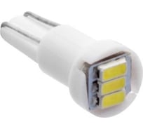 Светодиод МАЯК 12V T 5 3SMD (3014) W2.0x4.6d WHITE (панель приборов) 12T5-W\3SMD3014