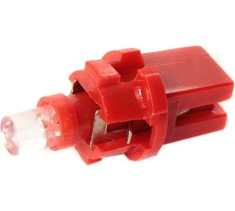 Светодиод МАЯК 12V T 5 с патроном BAX8.7d RED (панель приборов) 4660007273942 12T5\P8,7-R