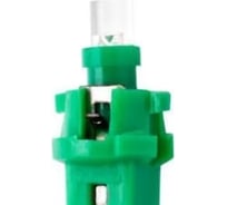 Светодиод МАЯК 12V T 5 с патроном BAX8.7d GREEN (панель приборов) 4660007273928 12T5\P8,7-G