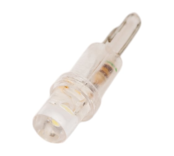 Светодиод МАЯК 12V T 5 W2.0x4.6d WHITE (панель приборов) 4606735522709 12T5-W 1