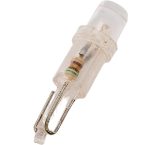 Светодиод МАЯК 12V T 5 W2.0x4.6d WHITE (панель приборов) 4606735522709 12T5-W