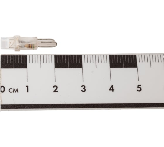 Светодиод МАЯК 12V T 5 W2.0x4.6d WHITE (панель приборов) 4606735522709 12T5-W