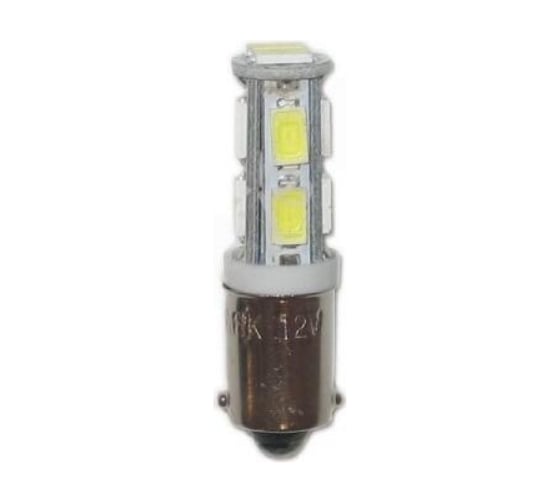 Светодиод МАЯК 12V T 8 10SMD (5630) BA9S WHITE (блистер, 2 шт.) (габарит) 12T8-W\10SMD5630\2BL