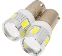 Светодиод МАЯК 12V T 8 6SMD (5730) 1,7W BA9s SUPER WHITE LENS 360 (2шт.) ULTRA A-32 4630010936615 12T8\A-32