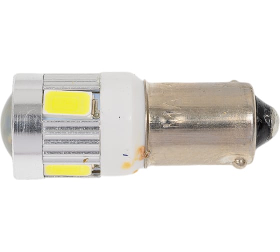 Светодиод МАЯК 12V T 8 6SMD (5730) 1,7W BA9s SUPER WHITE LENS 360 (2шт.) ULTRA A-32 4630010936615 12T8\A-32