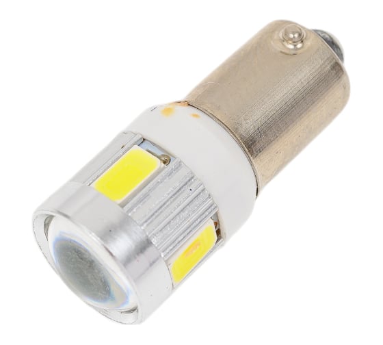 Светодиод МАЯК 12V T 8 6SMD (5730) 1,7W BA9s SUPER WHITE LENS 360 (2шт.) ULTRA A-32 4630010936615 12T8\A-32