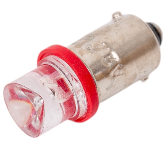 Светодиод МАЯК 12V T 8 BA9s CONE RED (габарит) 12T8-R