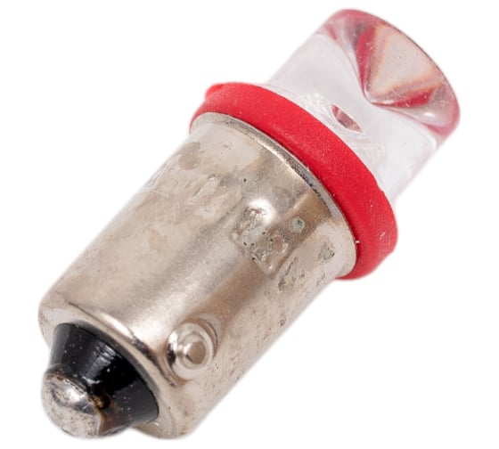 Светодиод МАЯК 12V T 8 BA9s CONE RED (габарит) 12T8-R