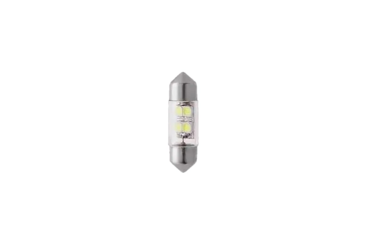 Светодиод МАЯК 12V T11x31 S8.5 4SMD (3528) WHITE (салон, номерн. знак)  4660007273164 12T11x31-W4SMD - выгодная цена, отзывы, характеристики, фото  - купить в Москве и РФ