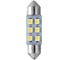 Светодиод МАЯК 12V T11x36 S8.5 6SMD (3528) WHITE (салон, номерн. знак) 4630010931290 12T11x36-W\6SMD 1