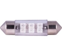 Светодиод МАЯК 12V T11x36 S8.5 6SMD (3528) RED (салон, номерн. знак) 4660007273348 12T11x36-R\6SMD