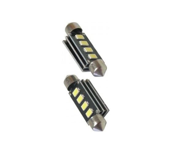 Светодиод МАЯК 12V T11x41 S8.5/8 4SMD (5730) CANBUS (2шт.) ULTRA A-41 12T11\A-41