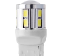 Светодиод МАЯК 12V T20 12SMD + 1SMD (5630) 9W W3x16d WHITE LENS 360 ULTRA A-21-T20W3x16D A-21 4630010936288 12T20\A-21