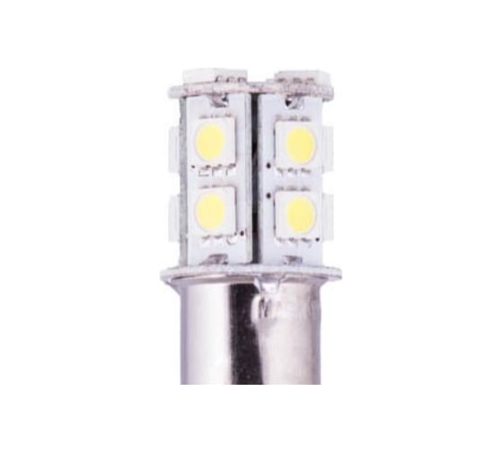 Светодиод МАЯК 12V T25/5 13SMD BAY15d WHITE (блистер) (стоп, габарит) 4606735786880\4606735785166 12T25\5-W\13SMD\BL 1