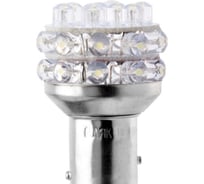 Светодиод МАЯК 12V T25/5 27LED BAY15D WHITE (блистер) (стоп, габарит) 4660007272686 12T25\5-W\27LED\BL