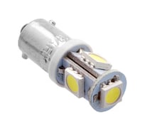 Светодиод МАЯК 24V T 8 4SMD (5050) BA9s WHITE (габарит) 24T8-W\4SMD