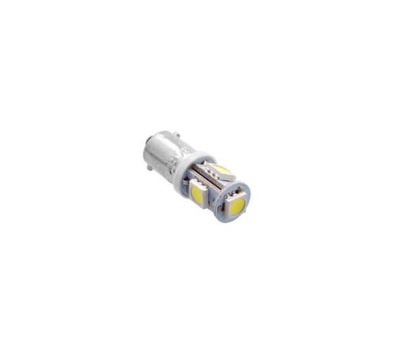 Светодиод МАЯК 24V T 8 4SMD (5050) BA9s WHITE (габарит) 24T8-W\4SMD