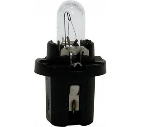 Лампа автомобильная МАЯК T1.2W 12V 1.2W B8.5d-BAX10s с патроном, панель приборов 612012P8,5/10