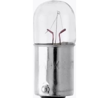 Лампа МАЯК T1W 12V 1W BA9s, 10 шт. 61201/10