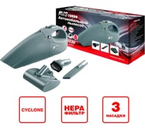 Автомобильный пылесос AVS Turbo PA-1020 3 насадки A80860S