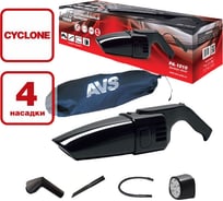 Автомобильный пылесос AVS Turbo 1010 3 насадки,фонарик 43147