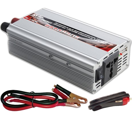 Автомобильный инвертор AVS12/220V IN-1000W 43113
