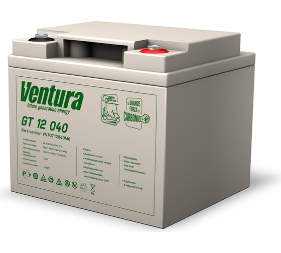 Тяговый аккумулятор Ventura 12 В 45 Ач (разряд 5 часов) GT 12 040 M6 1