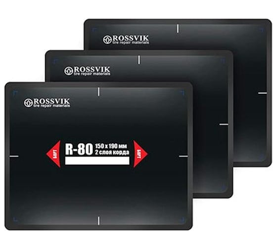 Пластыри Rossvik R-80 (термо) 150x190/2 сл., 10 шт. R.80.T.10. 1