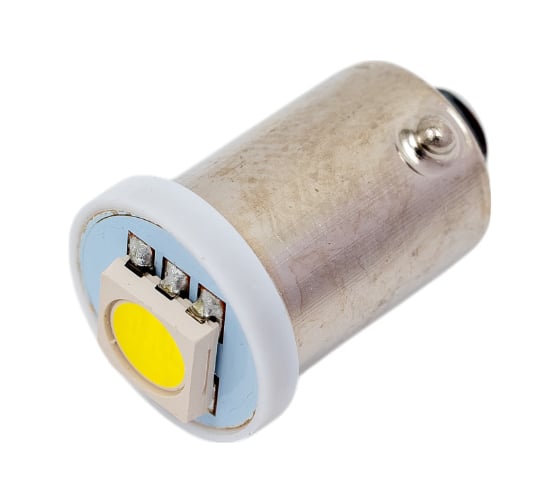 Светодиод МАЯК 24V T8 1SMD BA9s WHITE (габарит) 24T8-W\1SMD 1