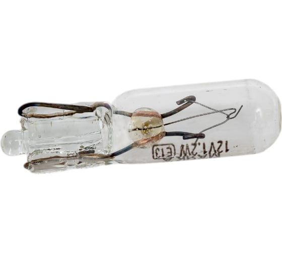 Автомобильная лампа МАЯК W1.2W 12V 1.2W W2x4.6d (уп-ка 10 шт.) 61212бц/10