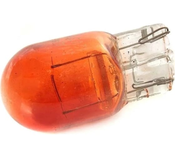 Автомобильная лампа МАЯК WY21W 12V 21W W3x16d ORANGE, уп-ка 10 шт, стоп, габариты на иномарки 61213бцORANGE/10