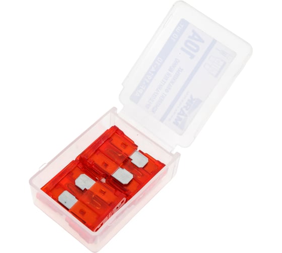 Предохранители флажковые МАЯК цинк 10А (10шт., box) APF-191A-10