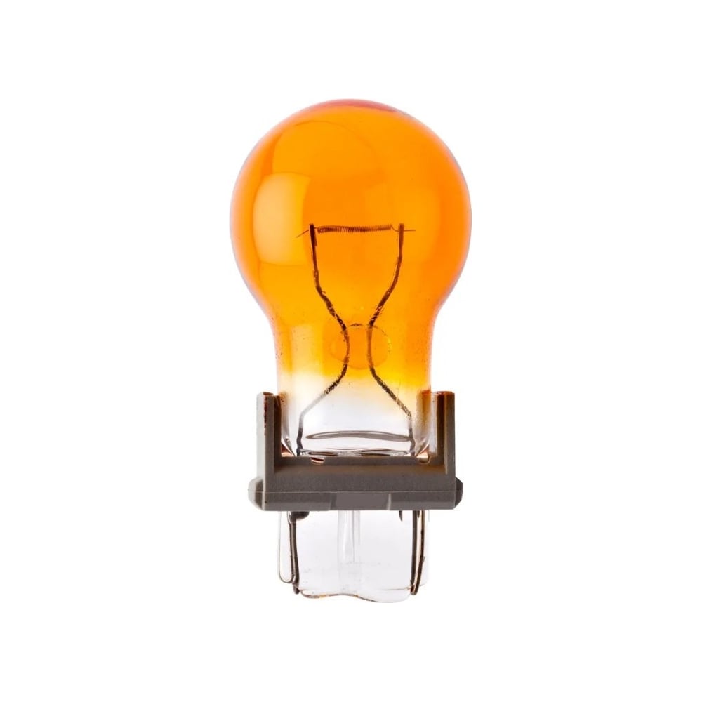 Лампа 21W однонитевая БОЛЬШАЯ 12V пластмассовый цокаль (жёлтая) ITK
