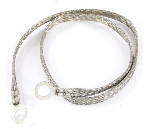 Провод массы VOLTON 50 см косичка сечение 10/16 медь, луж. клемма-латунь VLTPML501016