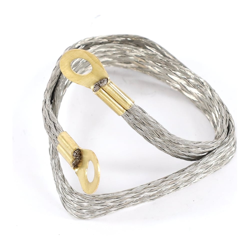 Провод массы VOLTON 50 см косичка сечение 24/30 медь, луж. клемма ...