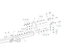 Фаркоп Бизон для Honda Element 2003-2011 тип шара E FA 0951-E(N)