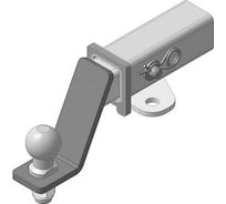 Фаркоп Бизон для Toyota Prius v (Prius alfa / Prius +) 2011-2021 тип шара E FA 0860-E