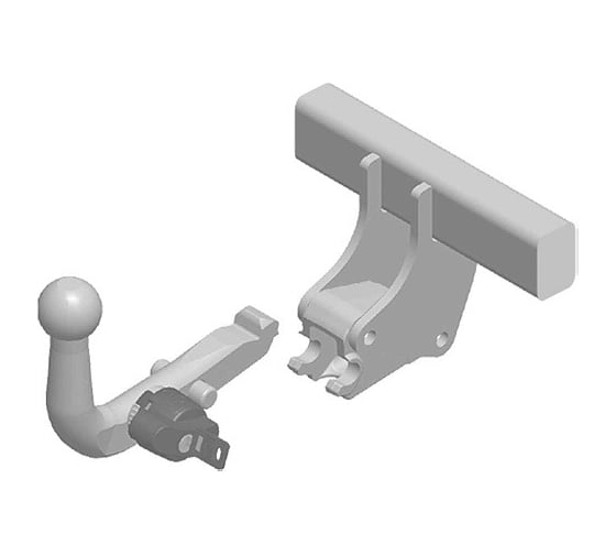 Фаркоп TAVIALS для Opel Antara 2006-2013, 2013-2018 тип шара C O108-BA 1