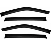 Дефлектор окон REIN VolksWagen Touareg III 2018-, внедорожник, накладной, скотч 3м, 4 шт RЕINWV1121