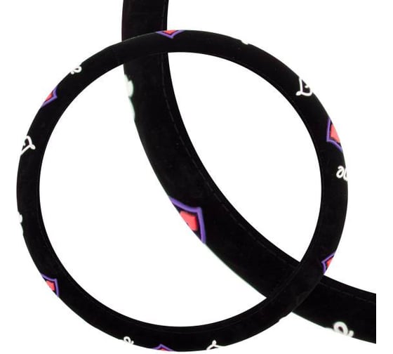 Оплетка SKYWAY Glamour-4 M Черная вельвет S01106001 1