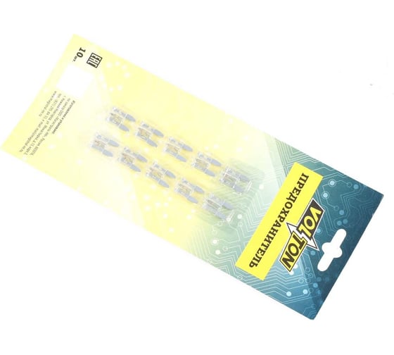 Предохранитель VOLTON 25 А MINI с индикатором LED блистер 10 шт VLT12014-25A