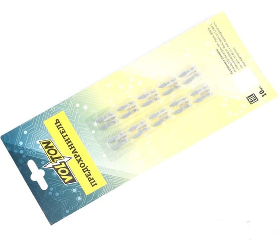 Предохранитель VOLTON 25 А MINI с индикатором LED блистер 10 шт VLT12014-25A