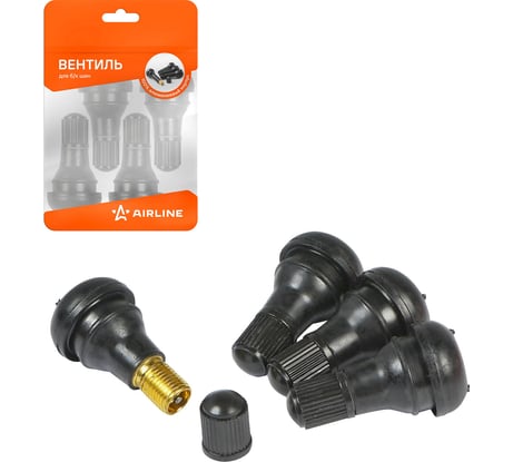 Вентиль для бескамерных шин AIRLINE TR412, 4 шт. ATRV412-01