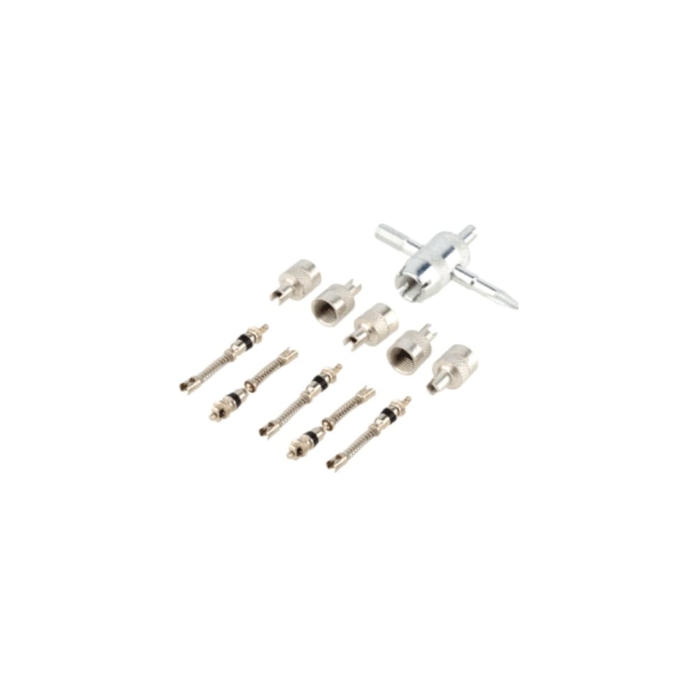 Набор для ремонта вентиля колеса Beril камеры, 11 предметов, длинный ...